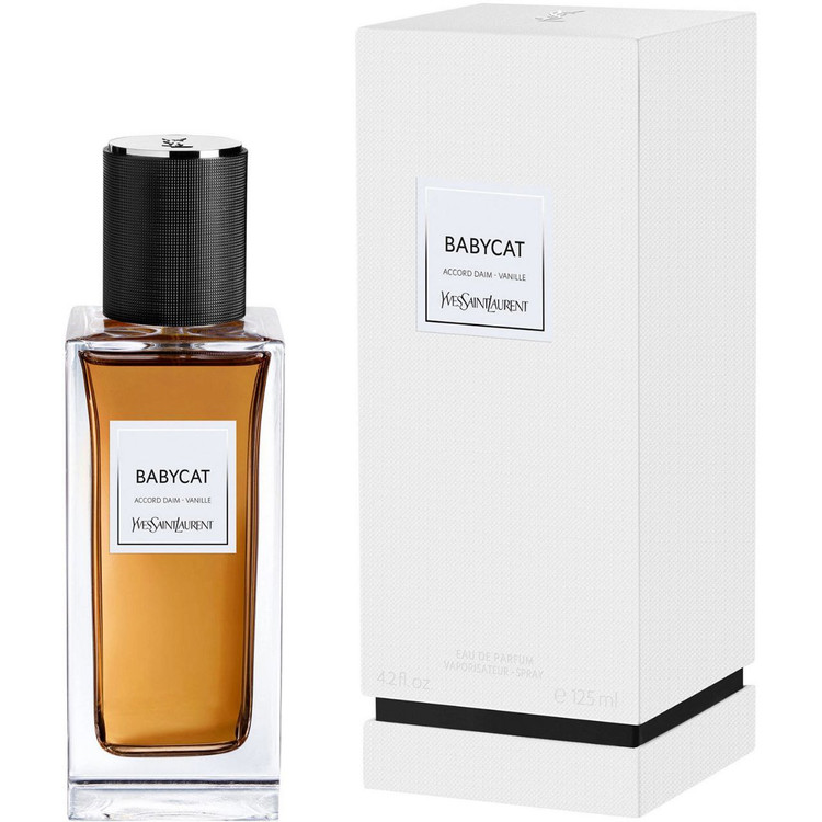 عطر ایو سن لورن بیبی کت ادو پرفیوم۱۲۵میل مناسب برای آقایان و بانوان با طبع گرم و شیرین و تلخ