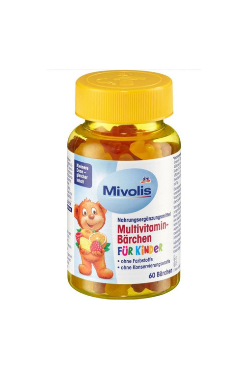 مولتی ویتامین پاستیلی کودکان میولیس اصل ۶۰عددی