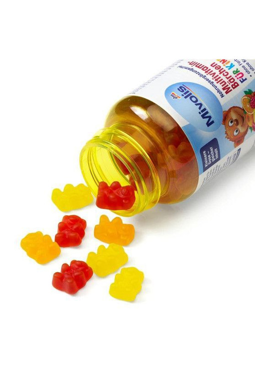 مولتی ویتامین پاستیلی کودکان میولیس اصل ۶۰عددی