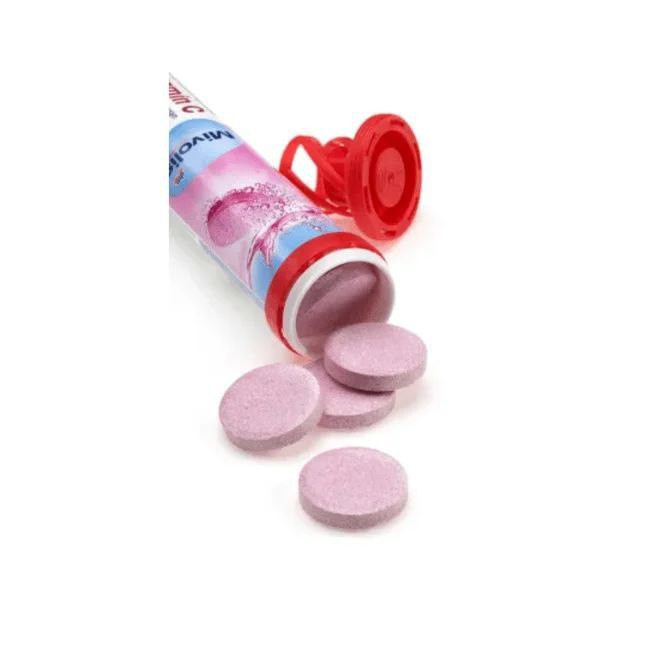 قرص جوشان میولیس با طعم بری ویتامین سی و آهن 20 عددی Mivolis Eisen + Vitamin C