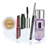 پک 5 عددی لوازم آرایش برای چشم، لب و صورت کلینیک