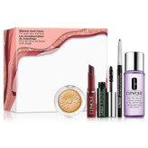 پک 5 عددی لوازم آرایش برای چشم، لب و صورت کلینیک