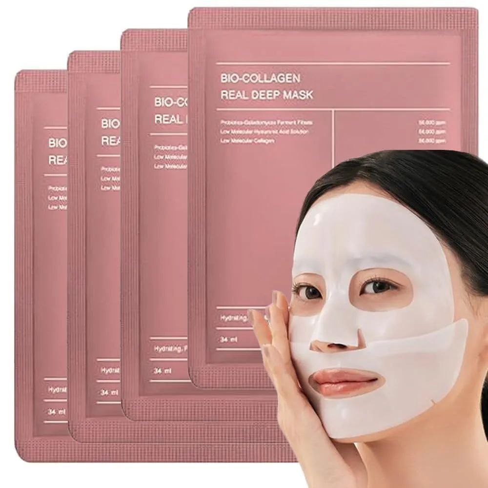 ماسک ورقه ای بایودنس مدل بیو کلاژن ضد چروک و سفت کننده