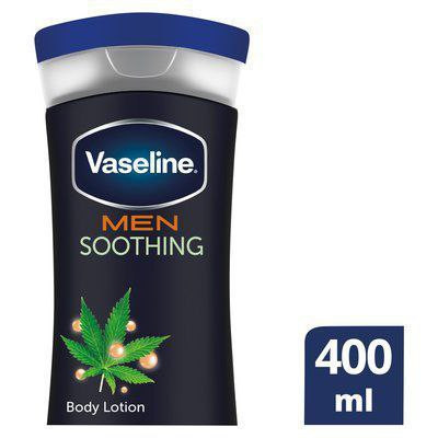 لوسیون بدن وازلین مردانه حاوی روغن دانه شاهدانه ۴۰۰ میل